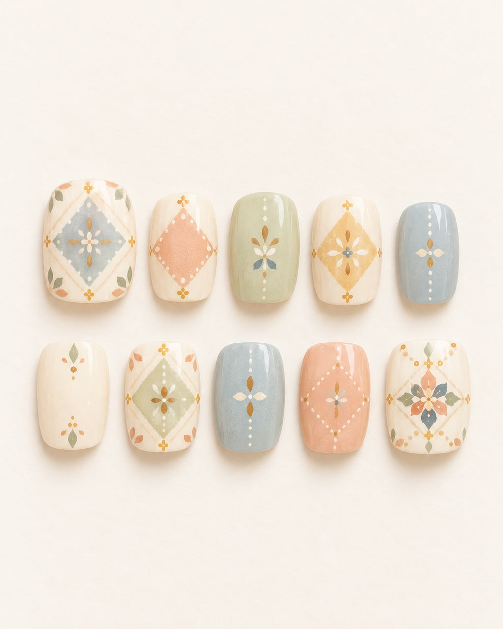 柔彩花磚 Pastel Tile｜NL-049