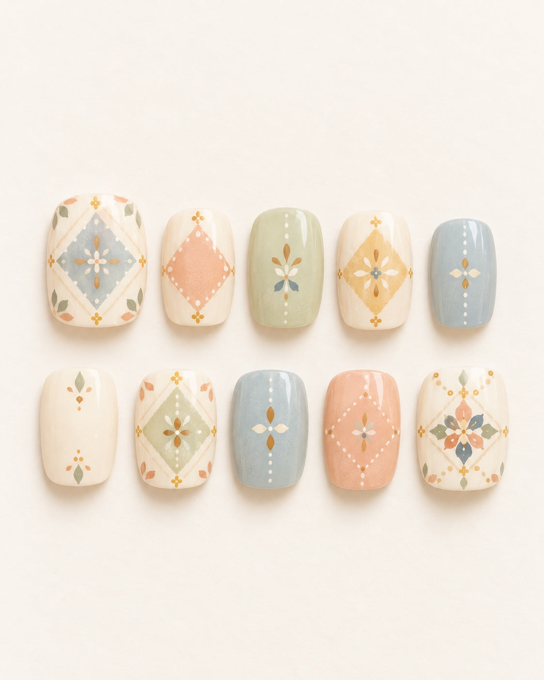 柔彩花磚 Pastel Tile｜NL-049